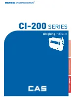 CAS CI-200 Series Manual preview