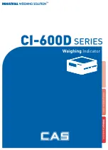 CAS CI-600D Series Owner'S Manual предпросмотр