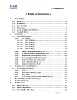 Preview for 2 page of CAS ERII-15 Service Manual