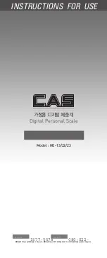 Preview for 3 page of CAS HE-13 Owner'S Manual