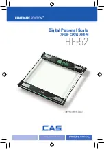 CAS HE-52 Owner'S Manual preview