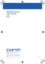 Preview for 9 page of CAS K5 Owner'S Manual