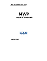 CAS MWP Owner'S Manual preview