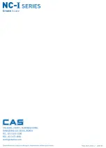 Preview for 27 page of CAS NC-1 Manual