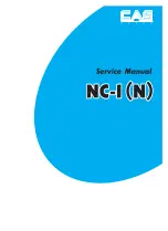 Preview for 1 page of CAS NC-1 Service Manual