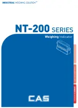 CAS NT-200A Manual предпросмотр