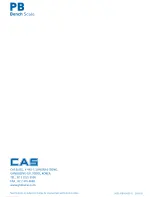 Preview for 20 page of CAS PB Series Owner'S Manual