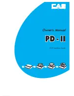 CAS PD-2 Owner'S Manual preview