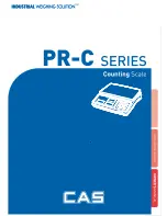 CAS PR-C series User Manual предпросмотр