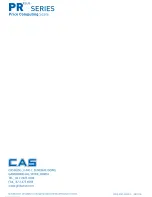 Предварительный просмотр 22 страницы CAS PR Plus-B Owner'S Manual