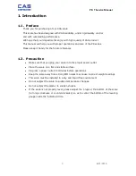 Preview for 3 page of CAS PR-T Series Service Manual