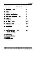 Preview for 2 page of CAS Road Weigher RW-2601P Service Manual