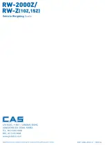 Preview for 34 page of CAS RW-10Z Owner'S Manual