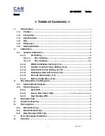 Предварительный просмотр 2 страницы CAS SW-1C Series Service Manual