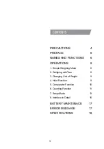 Preview for 2 page of CAS SW II Series Owner'S Manual