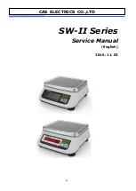 CAS SW-II Series Service Manual preview