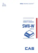 Предварительный просмотр 1 страницы CAS WEIGHING SOLUTION SWII PLUS Series Owner'S Manual