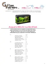 Casa Del Vetro Acquario Milo 80 Luxline Black Manual preview