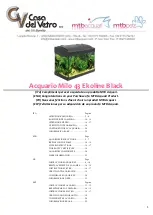 Casa Del Vetro MTB Acquari Milo 43 Ekoline Black Instructions Manual preview