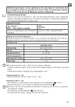 Preview for 23 page of Casa Fan Airos Big Pin II Mounting And Operating Manual