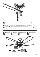 Предварительный просмотр 45 страницы Casa Fan Classic Flat 103-III WE-WE/LG Mounting And Operating Manual