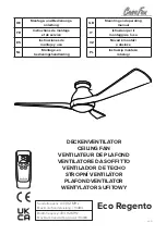 Предварительный просмотр 1 страницы Casa Fan Eco Regento Mounting And Operating Manual