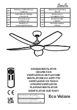 Casa Fan Eco Volare 116 Mounting And Operating Manual предпросмотр