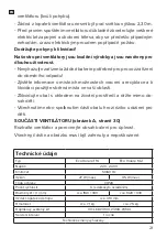 Preview for 21 page of Casa Fan Eco Volare 116 Mounting And Operating Manual