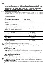 Preview for 8 page of Casa Fan SafeLine GreyHound Series Mounting And Operating Manual