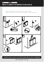 Preview for 2 page of Casa Lusso OS1200P-W Installation Instructions