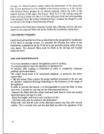 Preview for 7 page of Casa (S) Pte Ltd. CH-AG30-A Use And Care Manual