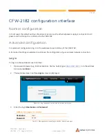 Preview for 22 page of Casa Systems CFW-2182 CBRS User Manual