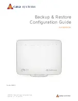 Casa Systems NetComm CloudMesh NF18MESH Backup & Restore Configuration Manual preview