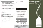 Casa AROMA GENIE LT09333-1 User Manual предпросмотр