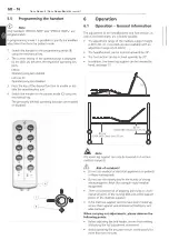 Предварительный просмотр 18 страницы Casa Nuova 4 Operating Manual