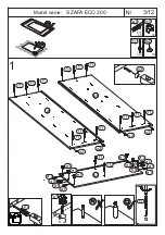 Предварительный просмотр 3 страницы Casa SZAFA ECO 200 Assembly Instruction Manual