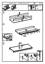 Предварительный просмотр 5 страницы Casa SZAFA ECO 200 Assembly Instruction Manual