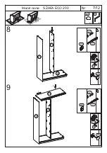 Предварительный просмотр 7 страницы Casa SZAFA ECO 200 Assembly Instruction Manual