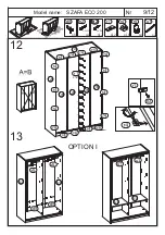 Предварительный просмотр 9 страницы Casa SZAFA ECO 200 Assembly Instruction Manual