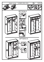 Предварительный просмотр 10 страницы Casa SZAFA ECO 200 Assembly Instruction Manual