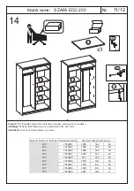 Предварительный просмотр 11 страницы Casa SZAFA ECO 200 Assembly Instruction Manual