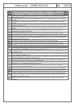 Предварительный просмотр 12 страницы Casa SZAFA ECO 200 Assembly Instruction Manual