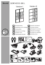 Предварительный просмотр 13 страницы Casa SZAFA ECO 200 Assembly Instruction Manual