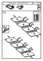 Предварительный просмотр 22 страницы Casa SZAFA ECO 200 Assembly Instruction Manual