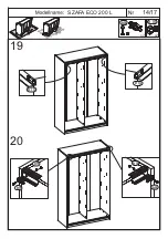 Предварительный просмотр 26 страницы Casa SZAFA ECO 200 Assembly Instruction Manual