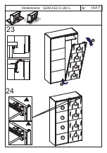 Предварительный просмотр 28 страницы Casa SZAFA ECO 200 Assembly Instruction Manual