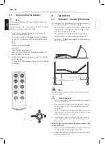 Preview for 18 page of Casabeds Casa Med Classic 4 Operating Manual