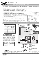 Preview for 2 page of Casablanca AURORA II Owner'S Manual