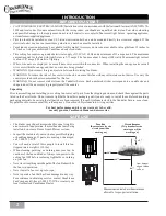 Preview for 2 page of Casablanca Candelier Owner'S Manual