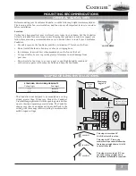 Preview for 3 page of Casablanca Candelier Owner'S Manual